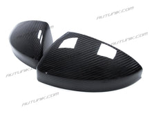 Real Carbon Fiber Mirror Caps For Audi TT TTS TTRS MK3 2016–2025 (No Lane Assist)