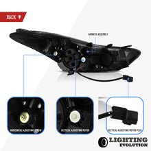 LED Projector Headlights For 2011-2016 Hyundai Elantra Demon Eyes Front Lamps