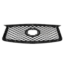 Gloss Black Front Bumper Grille For 2019-2023 INFINITI QX50 w/Camera Hole