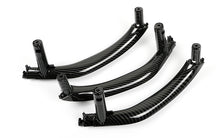 3PCS Carbon Fiber Look Inner Door Handle Panel Pull Trim For BMW X5 F15 X6 F16 2014-2018