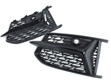 Pair L+R Honeycomb Fog Light Grille For AUDI A6 C8 S-line S6 2019-2023 2024