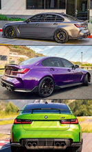 For 2021-2025 BMW G80 M3 MP Style Carbon Fiber Rear Bumper Corner Splitter Extension