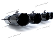 Rear Diffuser & Black Exhaust Tips for Mercedes C205 C200 C300 C43 AMG Coupe Convertible 2015-2020