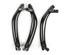 3PCS Carbon Fiber Look Inner Door Handle Panel Pull Trim For BMW X5 F15 X6 F16 2014-2018