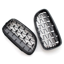 Gloss Black Diamond Front Kidney Grill For BMW E90 E91 3-Series 2009-2011 Sedan