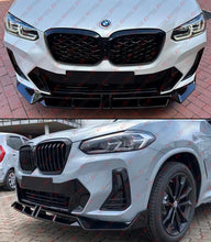 For 2022-2025 BMW G01 X3 G02 X4 LCI M Sport Gloss Black Front Bumper Lip