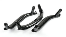 3PCS Carbon Fiber Look Inner Door Handle Panel Pull Trim For BMW X5 F15 X6 F16 2014-2018