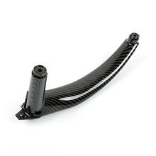 4PCS Carbon Fiber Look Interior Door Handle Pull Panel Trim For BMW X5 E70 X6 E71 2007–2014