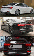 M Style Real Carbon Fiber Rear Trunk Spoiler Wing fit for Audi A6 S6 C8 Sedan 2019-2024