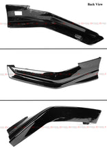 For 2022-2024 Honda Civic 11th GF Bodykit Black Pearl Front Bumper Lip Splitter