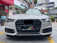 Black Front Hood Grille For AUDI A6 C7.5 S6 2016-2018 fg178