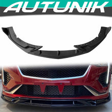3PCS Matte Black Front Bumper Lip Splitter for Cadillac CT4 2020-2025