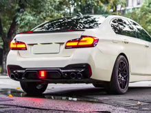Black Rear Diffuser LED Light for BMW G30 530e 520i 530i 540i 550i M Sport Only (NOT for M550)