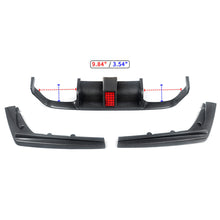 3PCS Carbon Fiber Look Rear Diffuser W/ LED Light for BMW F80 M3 F82 F83 M4 2015-2020