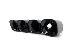 3PC Set for 2020+ Land Rover Defender 110 130 90 2L 3L Black Exhaust Tips + Lower Mesh