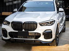 4PCS/Set Black Front Bumper Lip Splitter Fit For BMW G05 X5 M-Sport 2019-2023