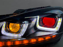Pair LED Headlights Demon Head Lamps Sequential for VW Volkswagen Golf6 MK6 TDI TSI GTD LPG 2010-2013