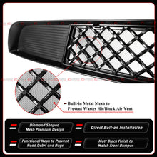 For 2025-2026 Tesla Model Y Juniper Matte Black Front Lower Mesh Grill Bug Shield
