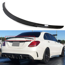 For 2015-2021 Mercedes W205 C300 C43 C63 Sedan Carbon Fiber Rear Trunk Spoiler Wing