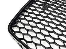 RS5 Style For 2013-2016 AUDI A5 S5 Front bumper black mesh Grill grille
