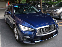 Chrome Front Bumper Upper Grill For Infiniti Q50 2014-2017