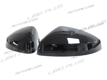 Gloss Black Side Mirror Cover Caps For AUDI A3 8V S3 RS3 With Lane Assist 2013-2020 mc51