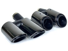 3-Layer Black Exhaust Tips Tail Pipes for Porsche 970 Panamera 2010-2013