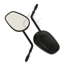 Matte Black Rear View Mirrors for Harley Davidson 1982+ Sportster, Softail, Dyna, Touring