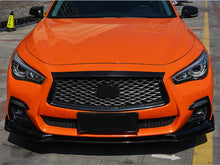 Gloss Black Front Bumper Grill Honeycomb for Infiniti Q50 2014-2017