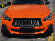 Gloss Black Front Bumper Grill Honeycomb for Infiniti Q50 2014-2017