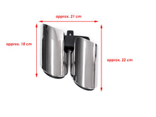 Chrome Sporty Exhaust Tips For Porsche 971 Panamera 2017-2023 et161