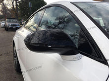 Gloss Black Side Mirror Covers Caps For AUDI A7 C7 S7 RS7 2012-2018 w/ lane assist mc130