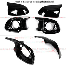 Gloss Black For 2019-2026 BMW G05 X5 G02 X4 G01 X3 G06 X6 M Style Mirror Cover Conversion Housing Assembly