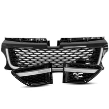 Front Black Upper Grille w/ Air Side Vents For Range Rover Sport L320 2010-2013