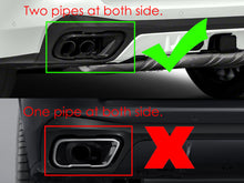 Pair Exhaust Tips Gloss Black for BMW X5 G05 X6 G06 X7 G07 M Sport 2019–2025