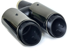 3-Layer Black Exhaust Tips Tail Pipes for Porsche 970 Panamera 2010-2013