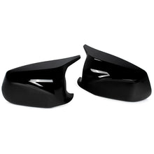 Gloss Black Side Mirror Cover Caps Replacement For BMW 5 Series F10 F11 2011-2013 Pre-LCI