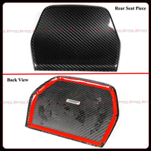 4pcs Front & Rear Front & Rear Seat Back Covers For 2015-2020 BMW F80 M3 F82 M4 Prepreg Carbon Fiber Seat Back Trims