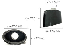 65mm Inlet Oval Exhaust Tips for Audi A3 A4 A5 A6 A7 Up To RS3 RS4 RS5 RS6 RS7