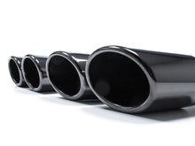 Black/Silver Dual Exhaust Tips Tail Pipes For Audi A3 8P 8V A4 B8 B9 A5 A6 Q5 TT 2.0T