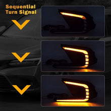 DRL LED Daytime Running Light Fog Lamps For 2022-2024 Honda Civic