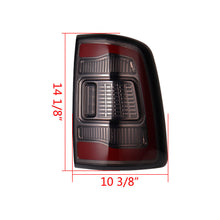 Smoked LED Tail Lights w/ Wiring Harness For 2009-2018 Dodge Ram 1500 2500 3500 Rear Lamps