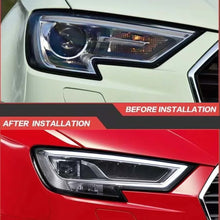 Upgrade LED Headlight Pair for Audi A3 S3 2017-2020 HID/Xenon Replacement