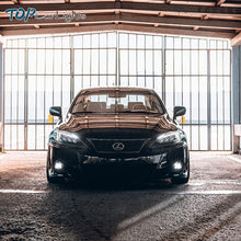 Left & Right LED Projector Headlights DRL for 2006–2014 Lexus IS250 IS350 ISF with Blue Start-up Animation