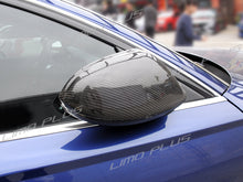 Real Carbon Fiber Mirror Covers Replace for AUDI A6 C7 S6 RS6 2012-2018 No Lane Assist od24