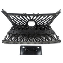 Front Bumper Grill Gloss Black W/ License Plate For Lexus GX460 2014-2022