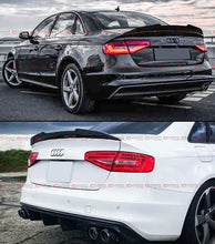 FOR 2013-2016 AUDI A4 B8.5 PSM STYLE HIGHKICK DUCKBILL CARBON FIBER TRUNK SPOILER