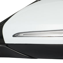 White Left Driver Side Mirror w/ Blind Spot for 2014-2020 Mercedes W222 S450 S500 S550 Sedan