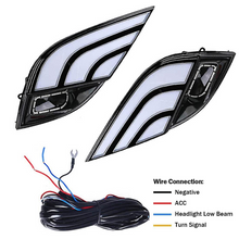 LED DRL Daytime Running Light Fog Lamp Set for Toyota Camry SE XSE 2018-2020