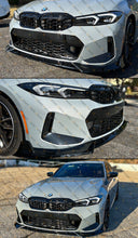GT Style Gloss Black Front Bumper Lip Kit For 2023-2025 BMW G20 M340i 330i M Sport